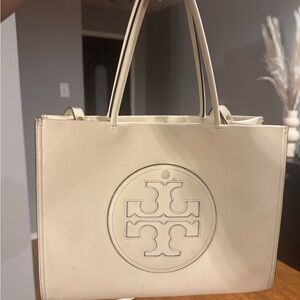 Tory Burch Cream Tote Bag